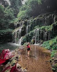 Pesona Air Terjun Banyu Wana Amertha